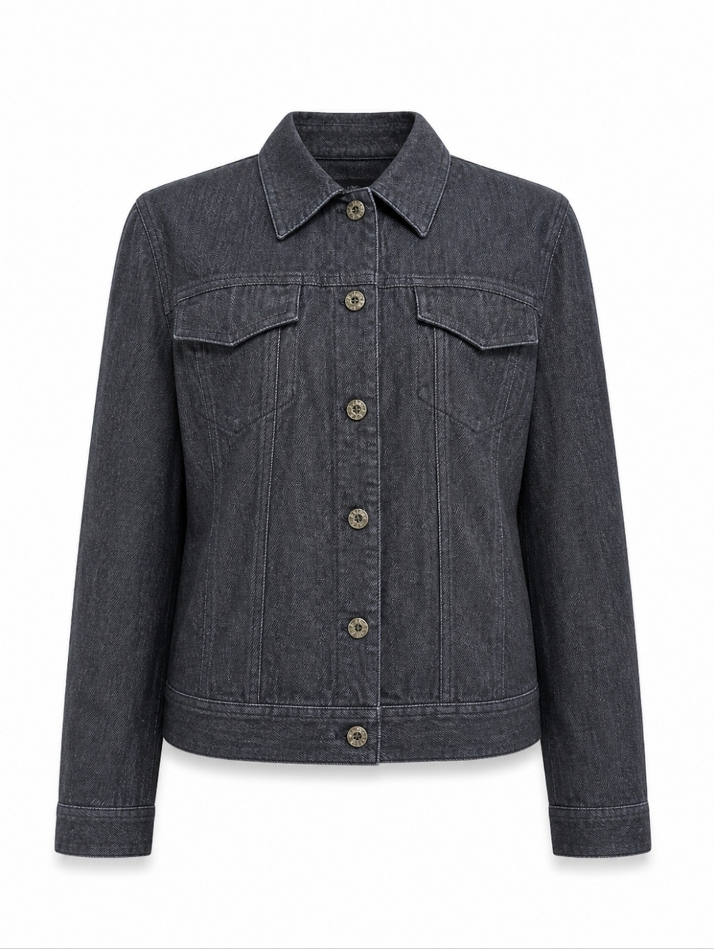 Talbots Dark Blue Jean Jacket Size 14